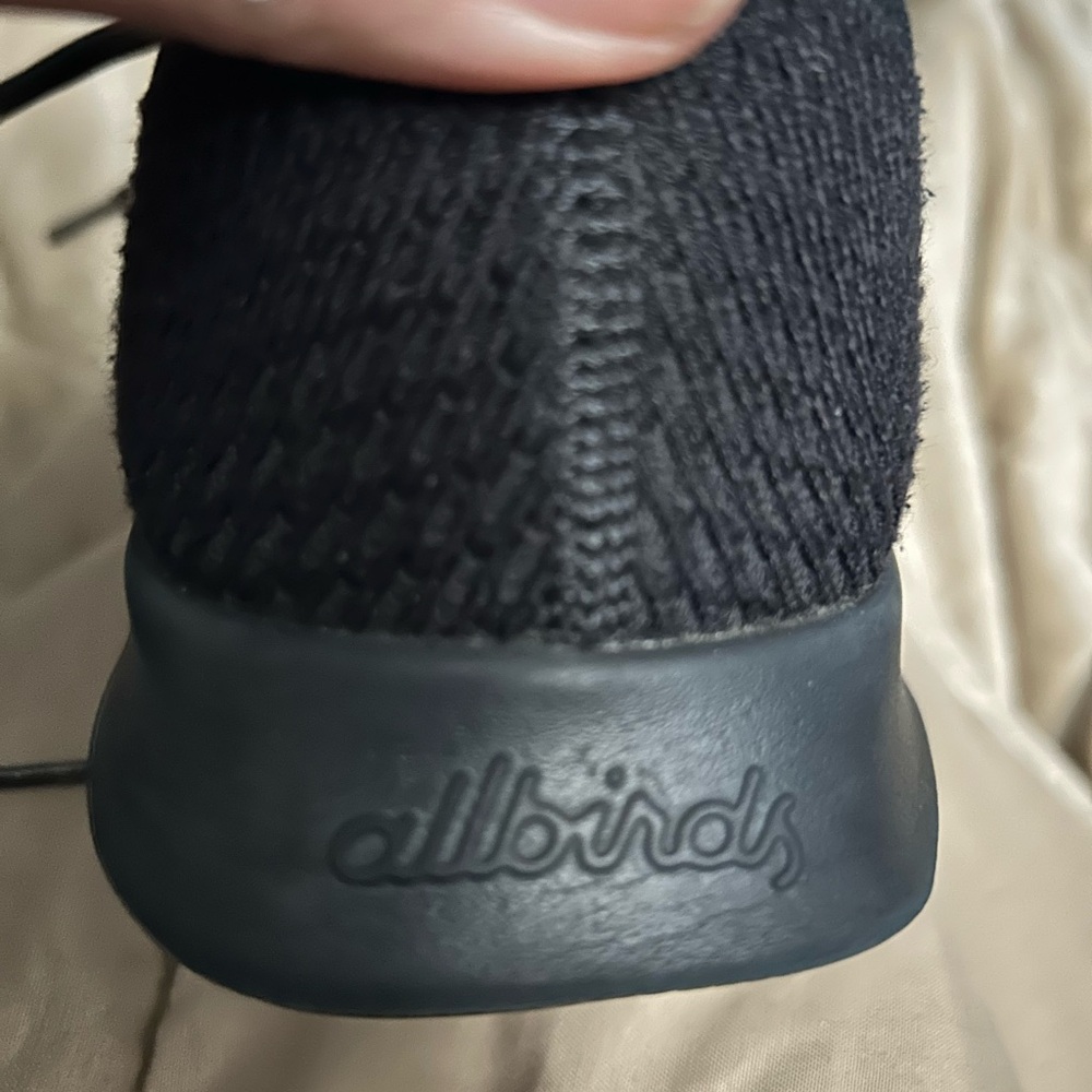 Allbirds Black Tree Dasher Knit Sneaker women’s 8.5 - Picture 3 of 8